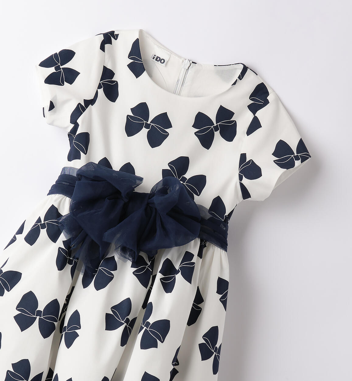 Abito da cerimonia bambina BIANCO-BLU-6BHZ - 1444B34400