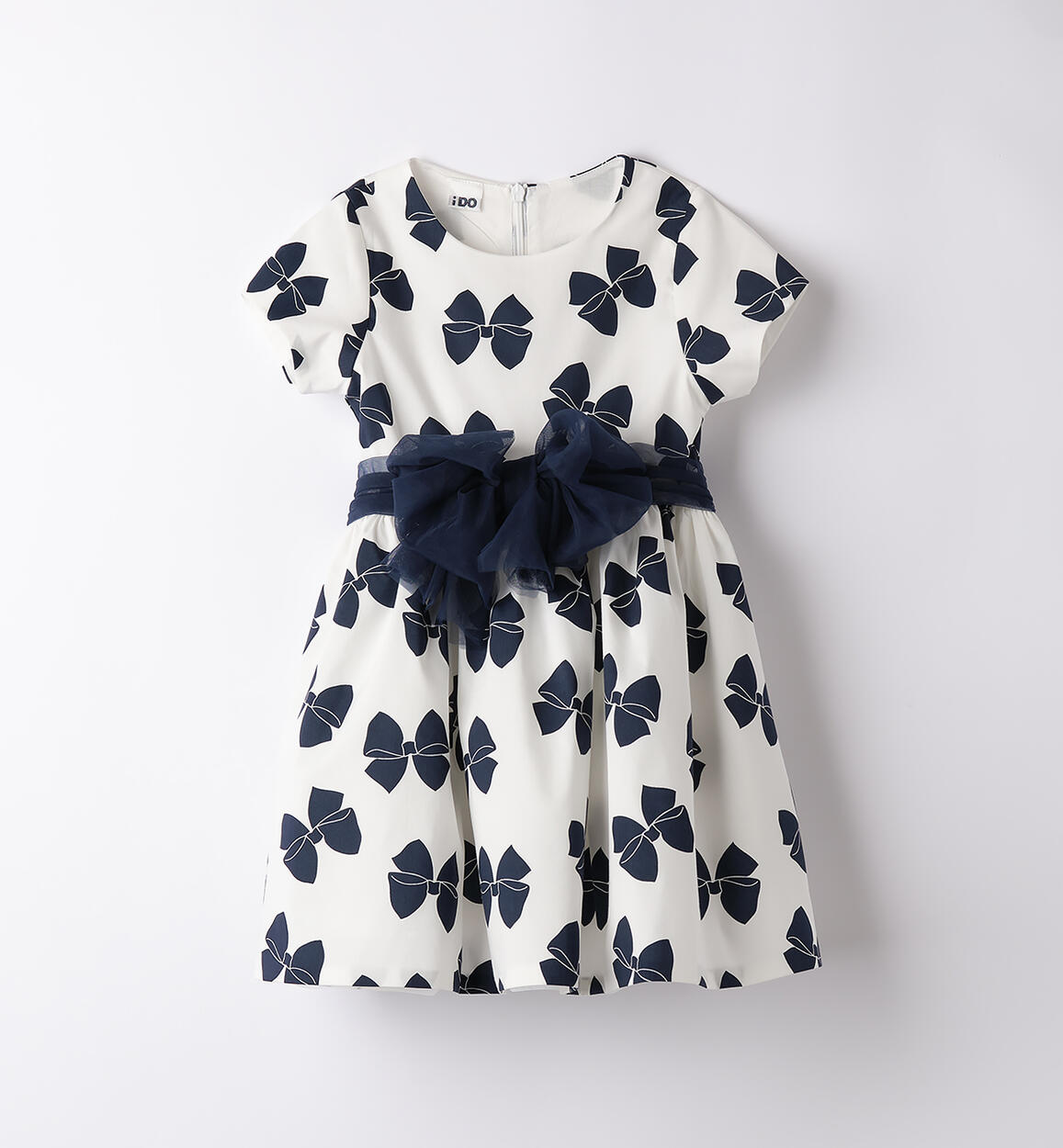 Abito da cerimonia bambina BIANCO-BLU-6BHZ - 1444B34400