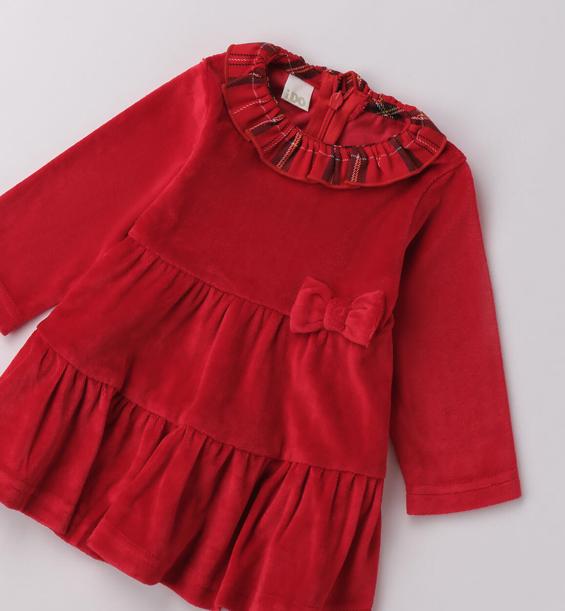 Abito da neonata ROSSO-2253 - 0444F10400