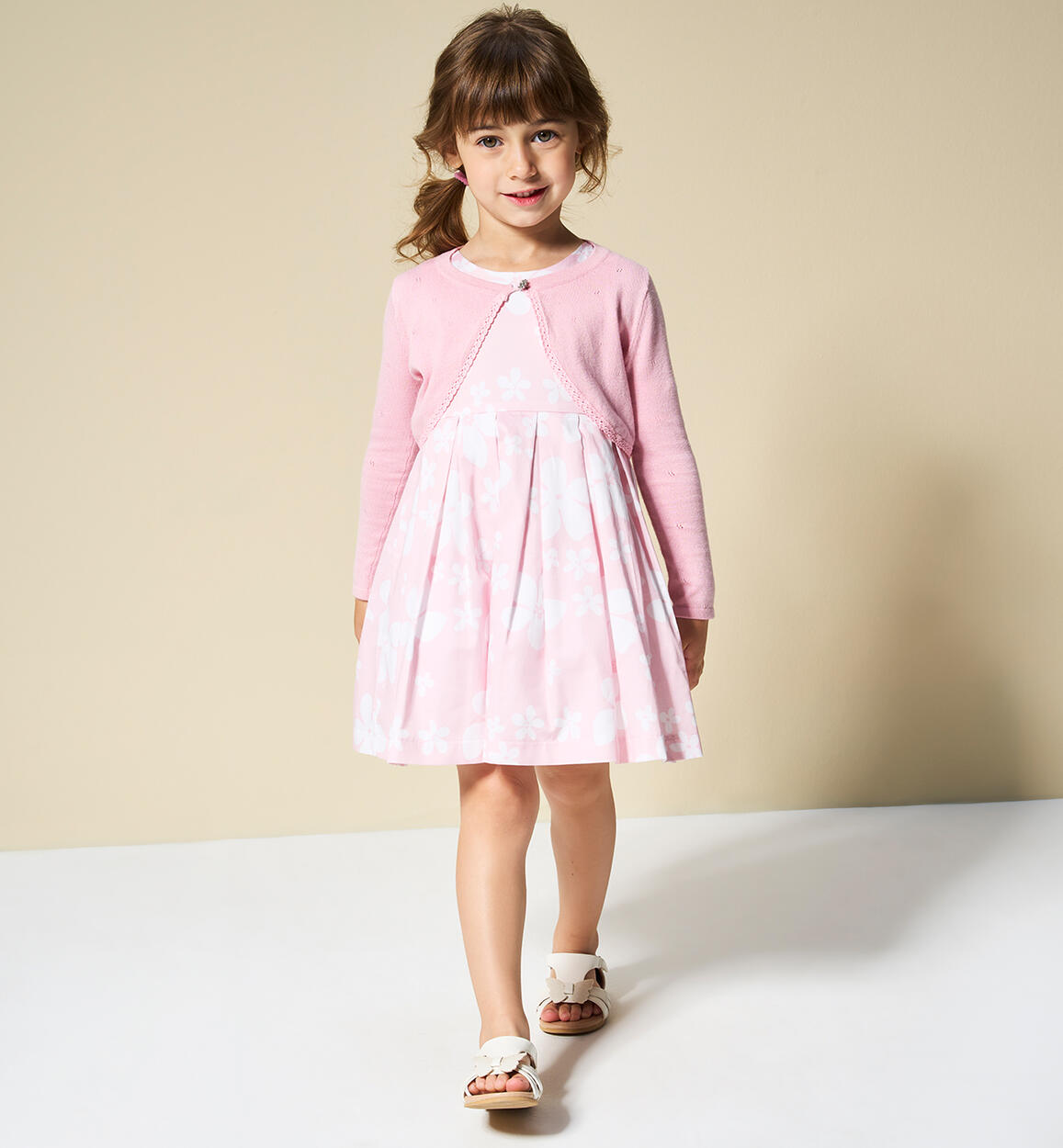 Abito elegante bambina BIANCO Sarabanda