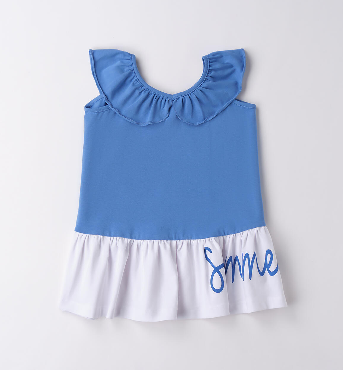 Abito estivo per bambina AZZURRO iDO