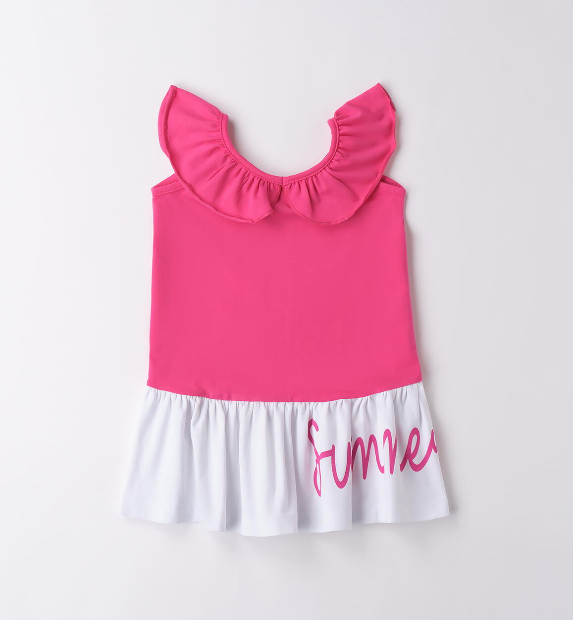 Abito estivo per bambina FUCSIA iDO