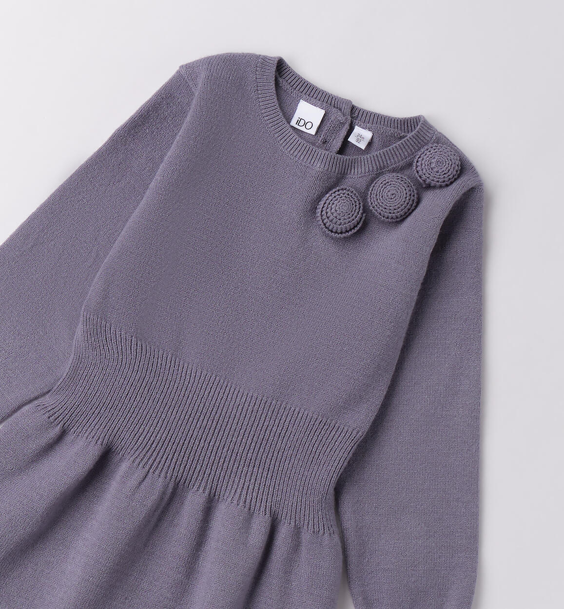 Abito iDO per bambina GRIGIO-3518 - 1444F37300