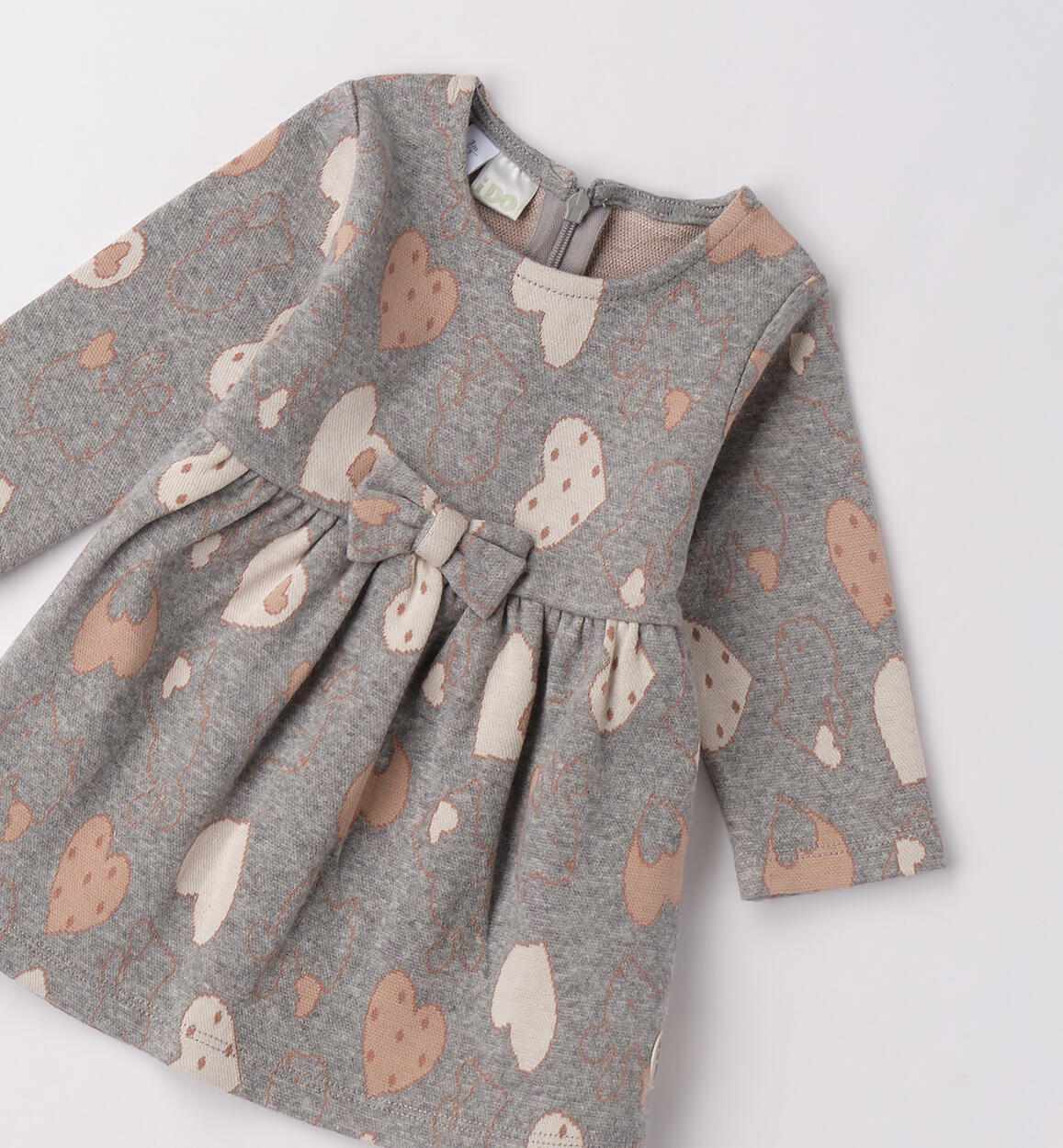Abito iDOMini neonata GRIGIO MELANGE-8967 - 0444F10300