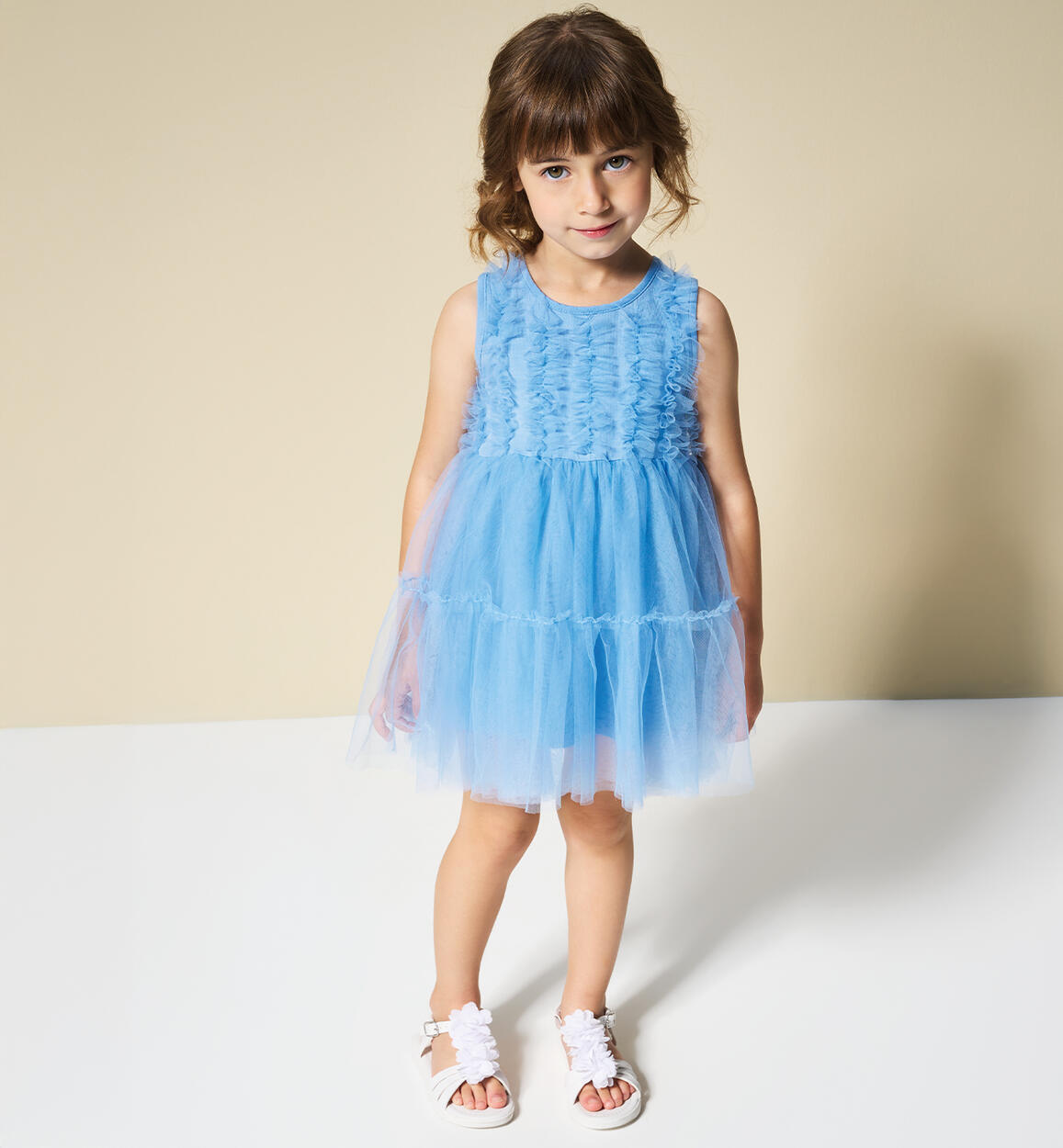 Abito in tulle bambina AZZURRO Sarabanda