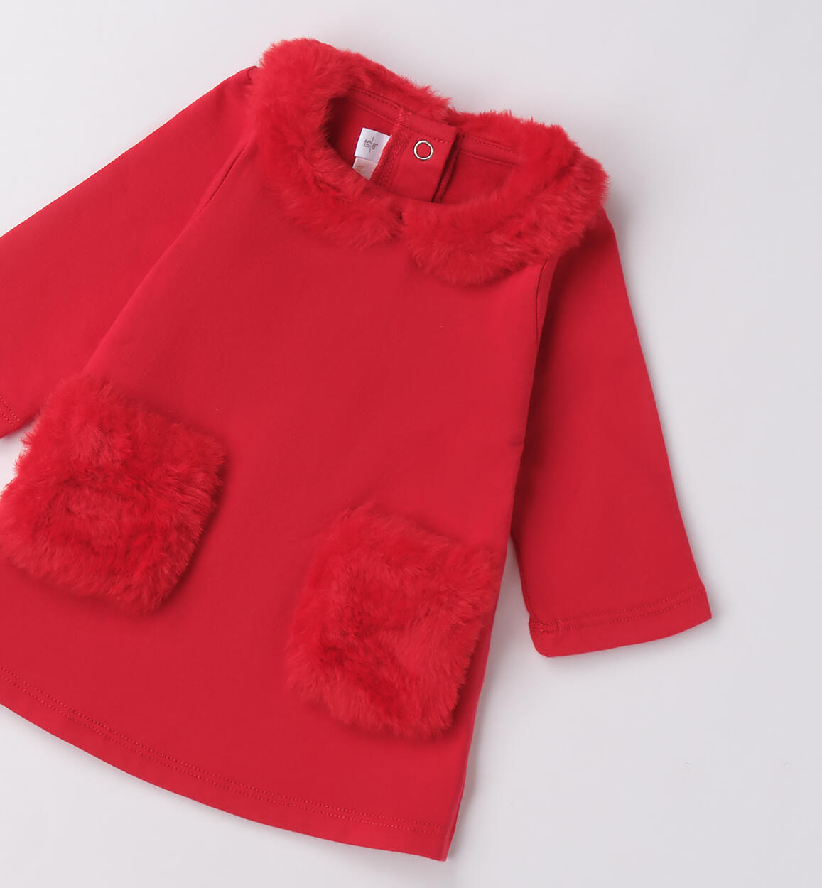 Abito per bimba neonata ROSSO-2253 - 0443F72700