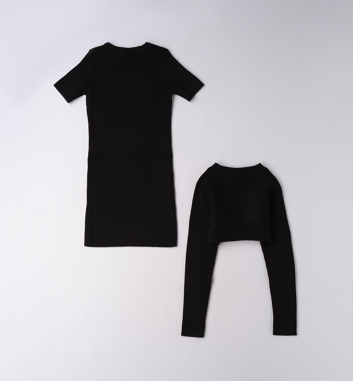 Abito per ragazza due pezzi NERO-0658 - 2680F56200