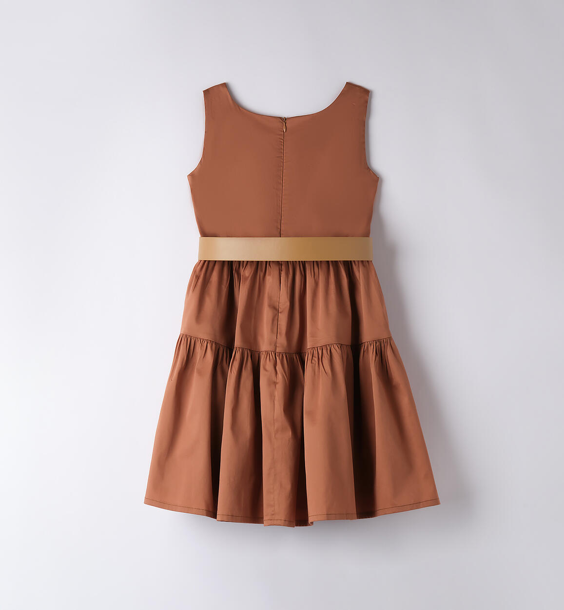 Abito ragazza con cintura BEIGE-1117 - 2694B878K1