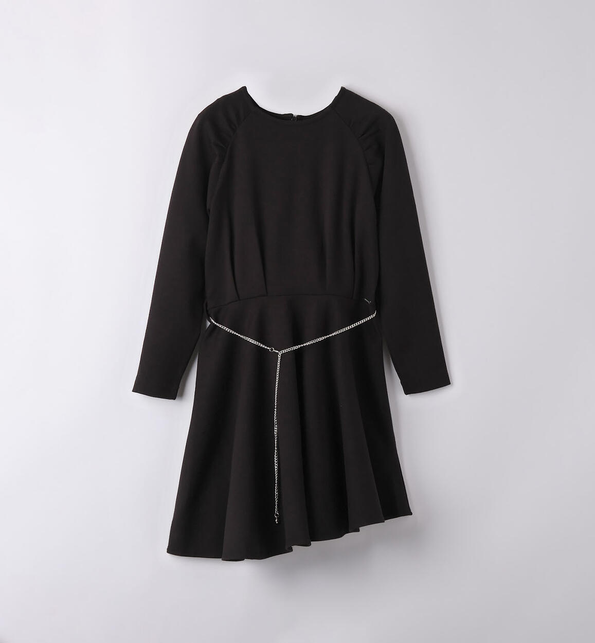 Sarabanda dress with belt for girls from 8 to 16 years BLACK Sarabanda