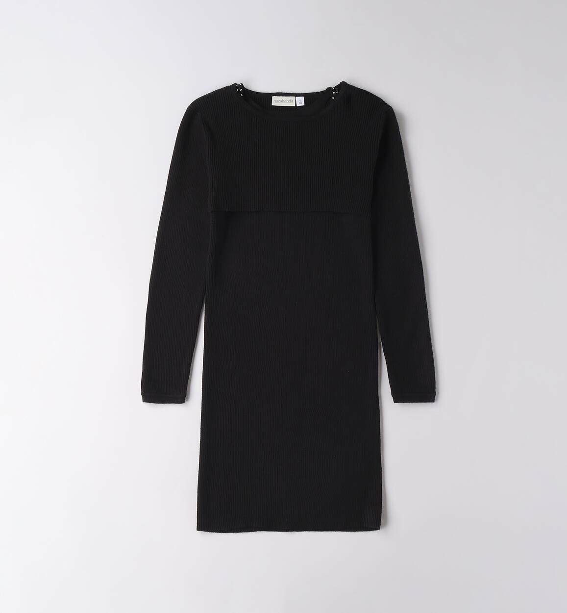 Abito ragazza due pezzi NERO Sarabanda