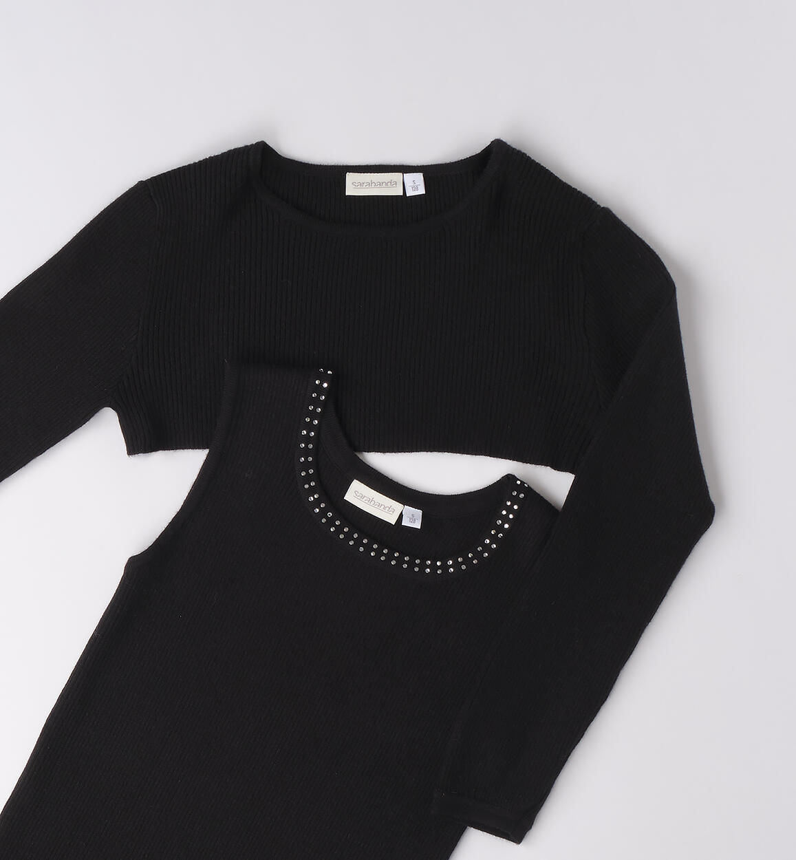 Abito ragazza due pezzi NERO-0658 - 2680B57300