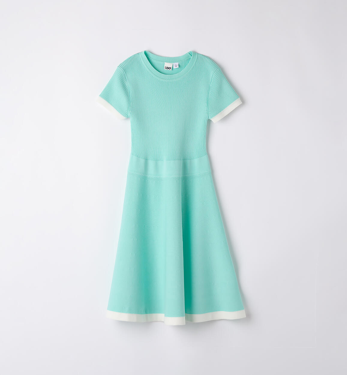 Abito ragazza in tricot VERDE iDO