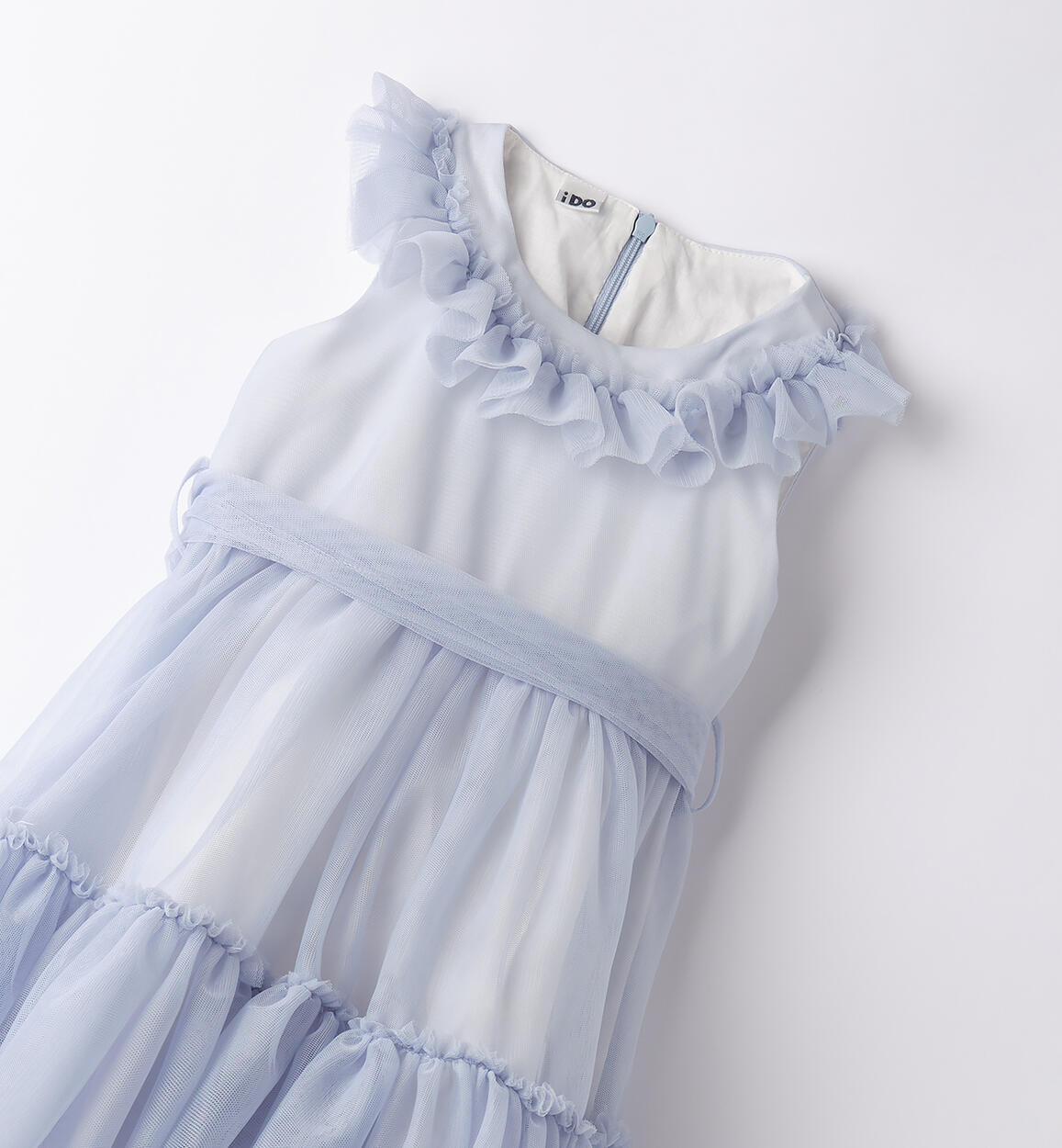 Abito tulle bambina AZZURRO-3811 - 1444B34500