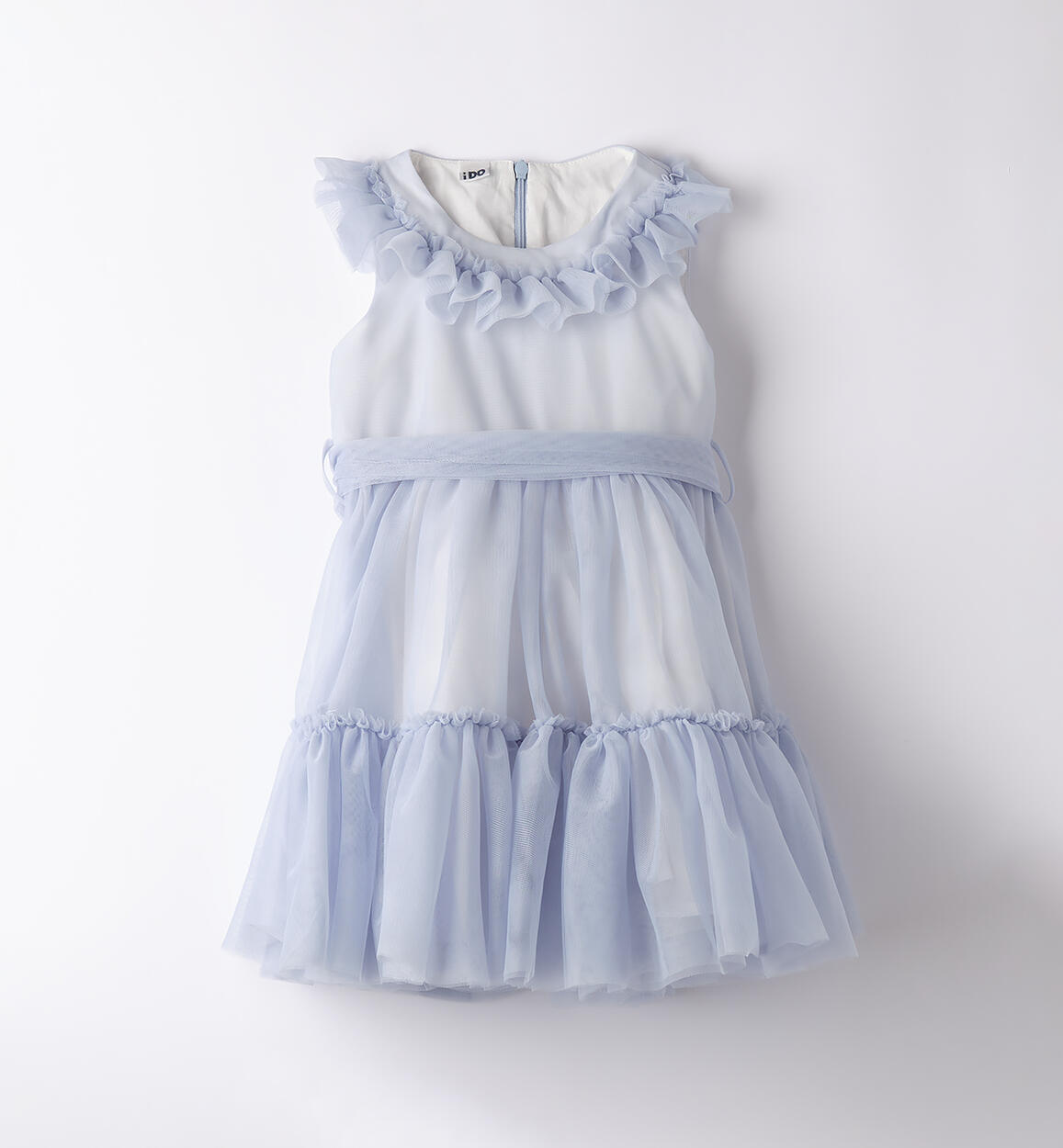 Abito tulle bambina AZZURRO-3811 - 1444B34500