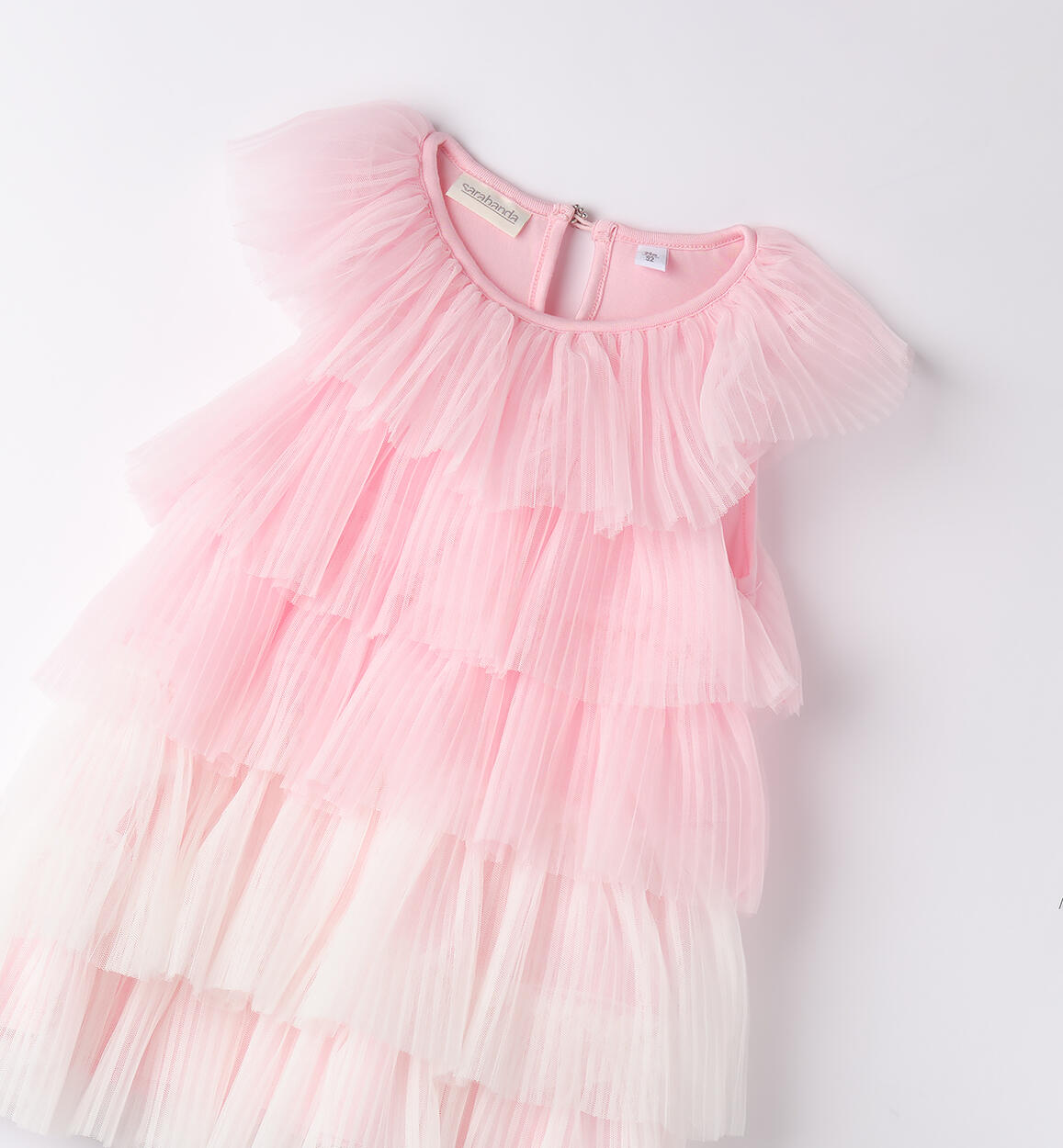 Abito tulle bambina ROSA-2762 - 1450B33700