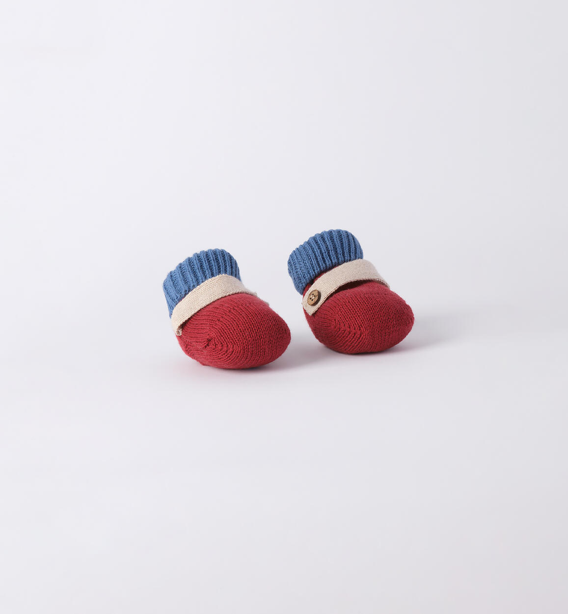 Babbucce invernali neonato ROSSO iDO