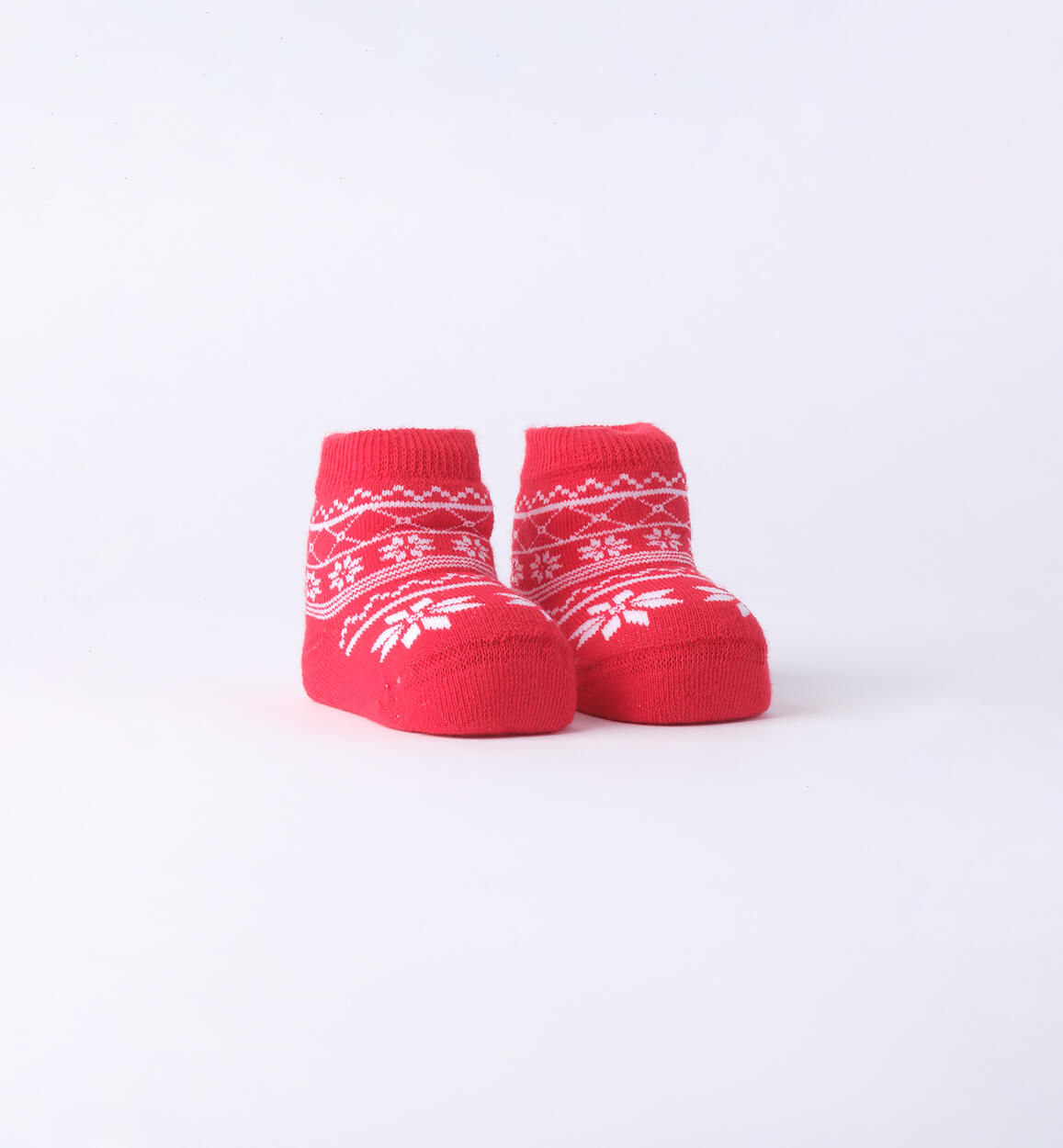 Babbucce Natale neonato ROSSO iDO