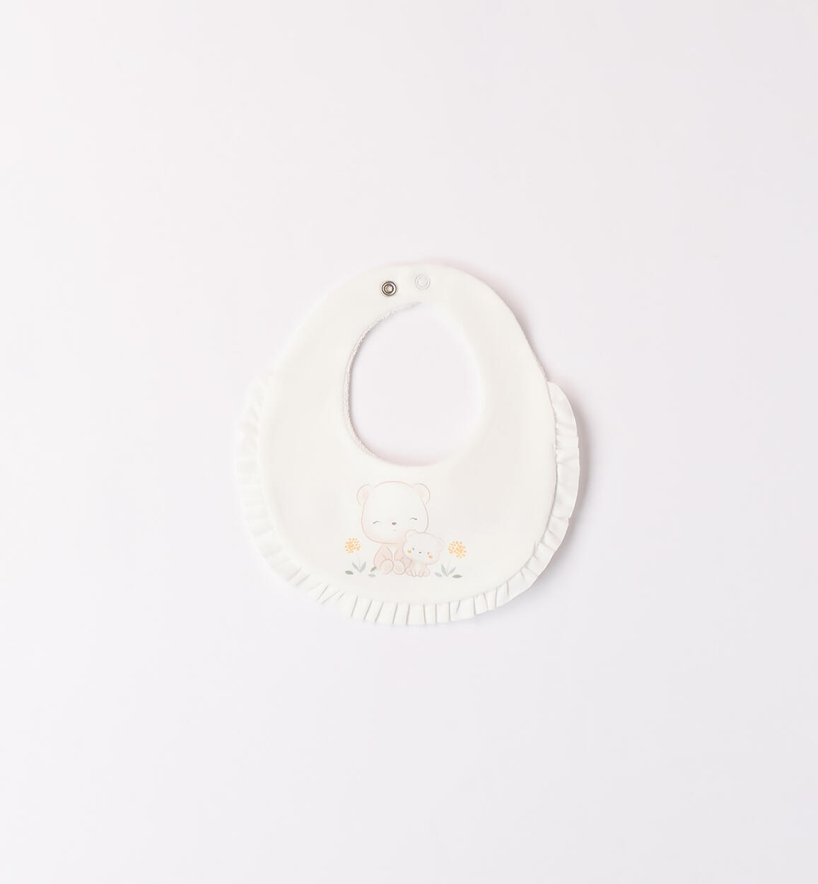 Bavetta neonata 100% cotone PANNA iDO