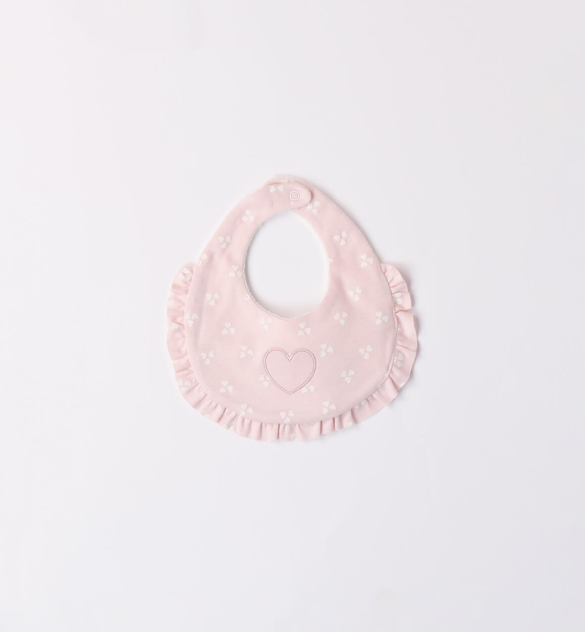 Bavetta neonata in cotone ROSA iDO
