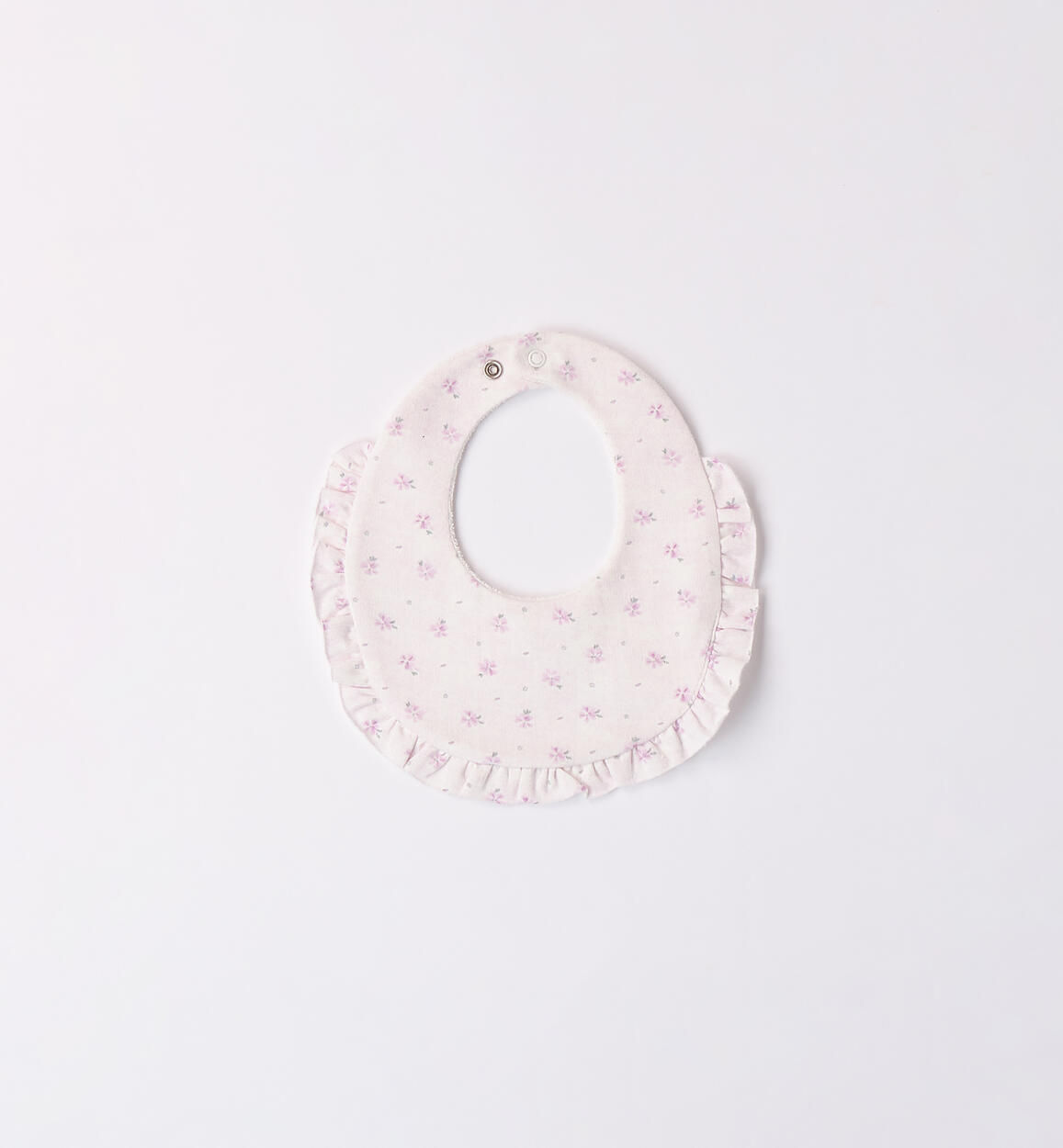 Bavetta neonata stampa allover ROSA iDO