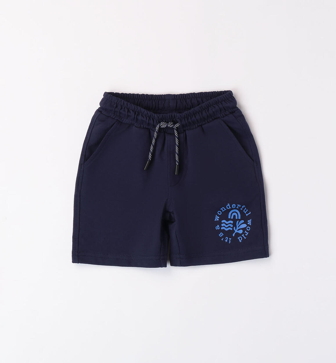Bermuda in felpa per bambino BLU iDO