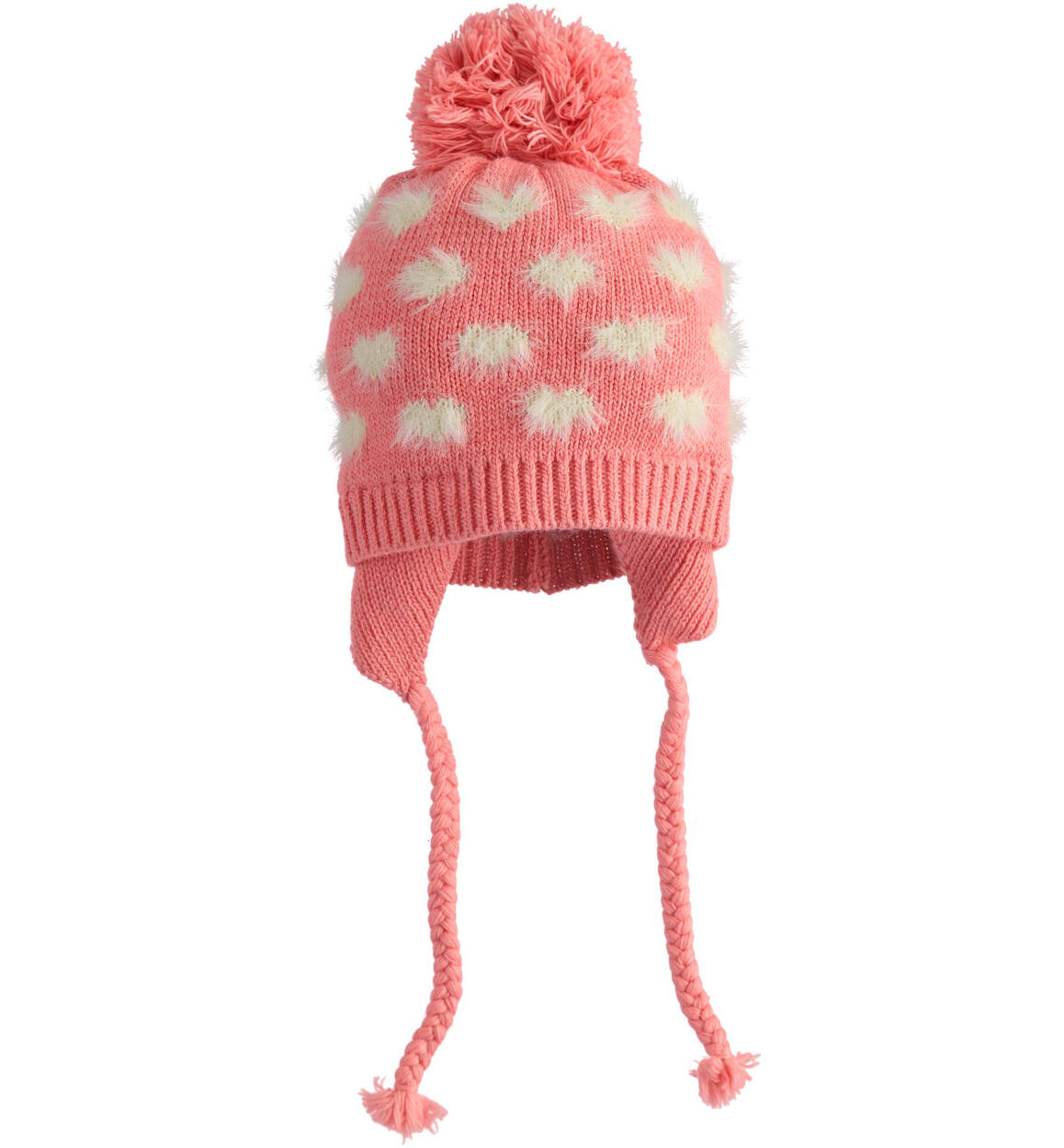 Tricot baby girls hat from 1 to 24 months iDO PINK iDO