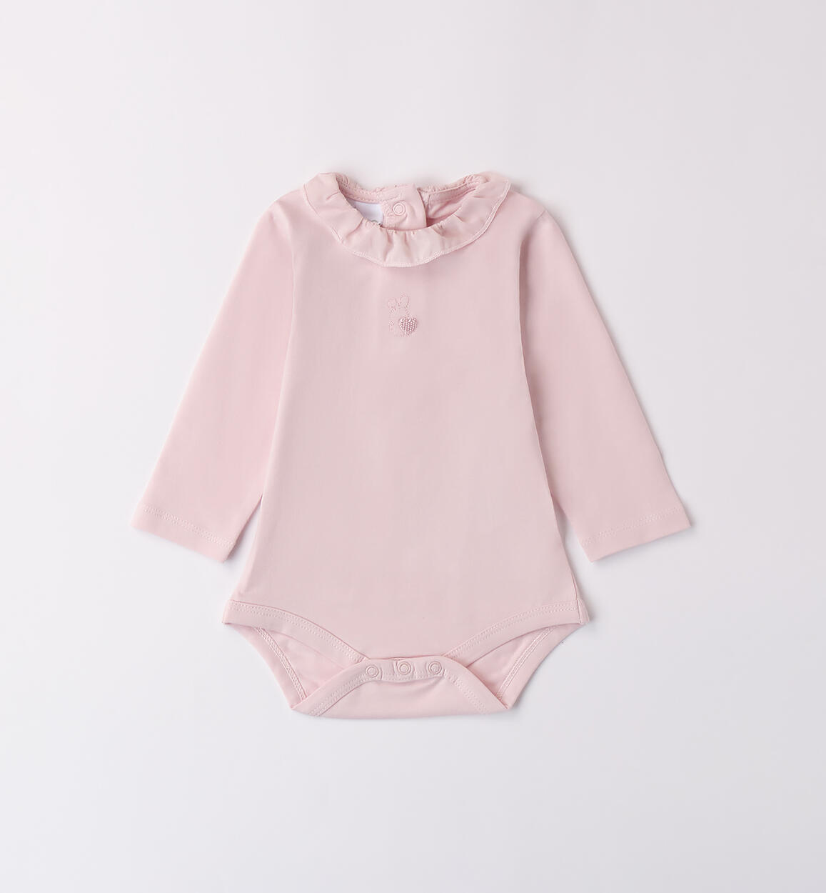 Body neonata con colletto ROSA iDO