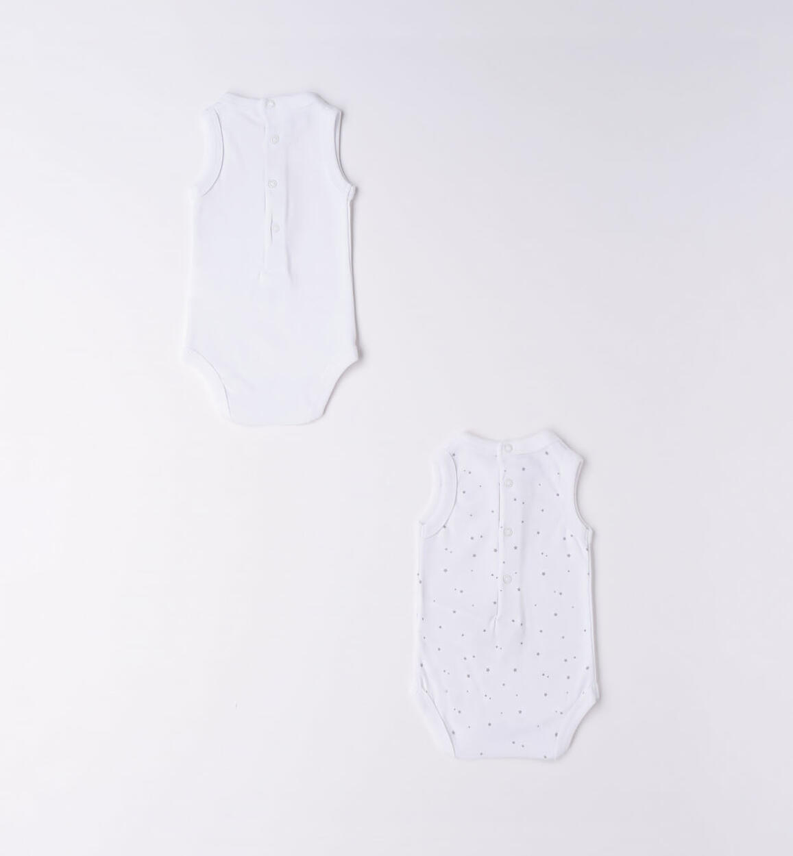 Body smanicati neonati cotone organico da 0 a 24 mesi Minibanda