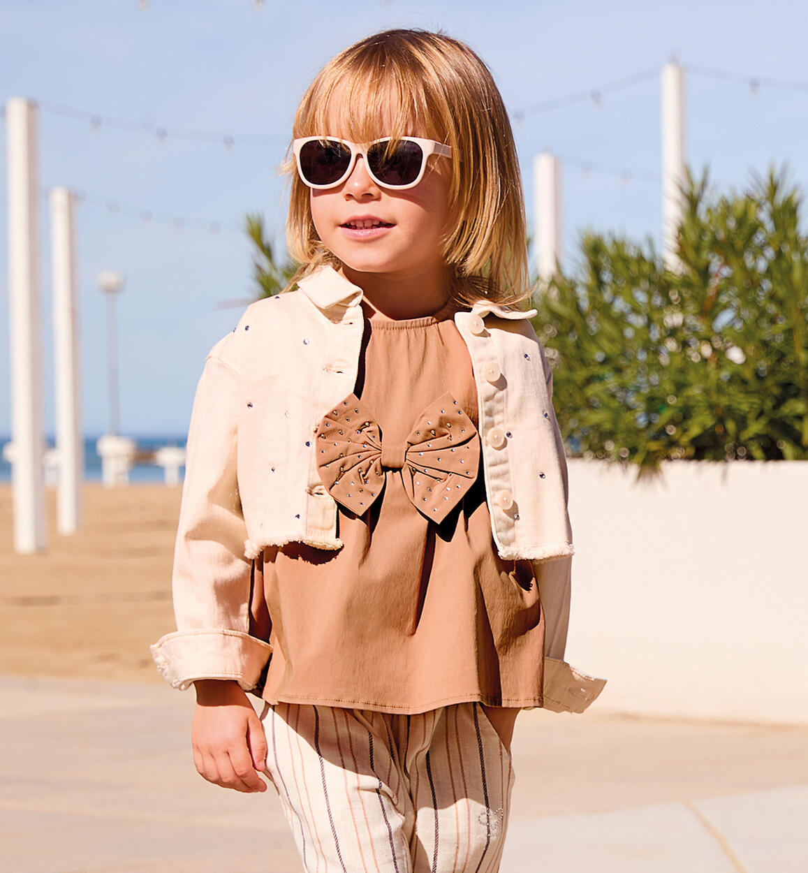 Camicetta per bambina MARRONE Sarabanda