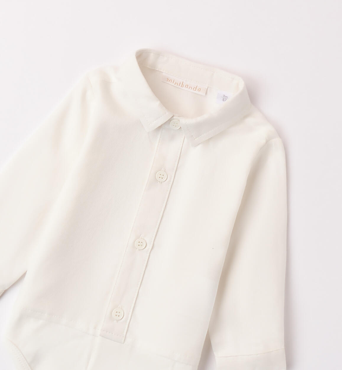 Camicia a body neonato PANNA-0112 - 0183A60600