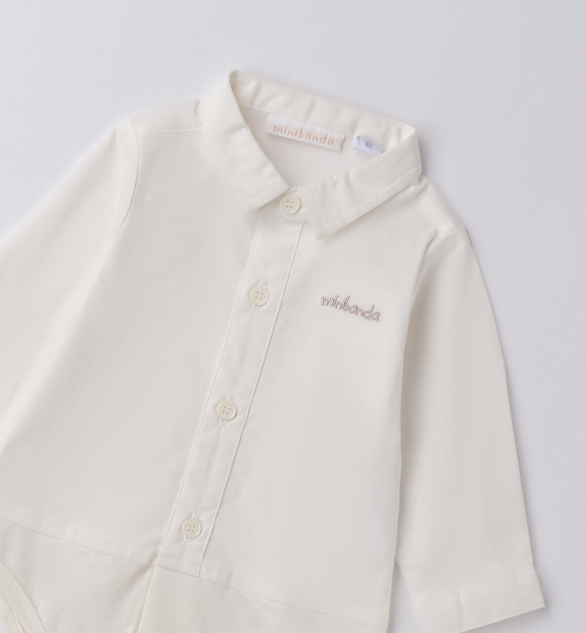 Camicia a body neonato PANNA-0112 - 0183F60200