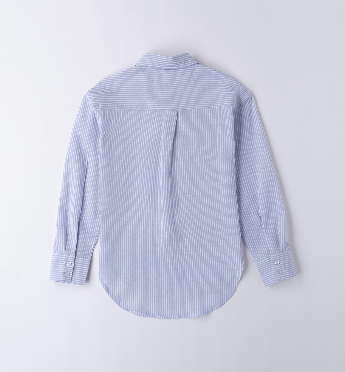 Camicia a righe ragazza AZZURRO-3664 - 2364B69400