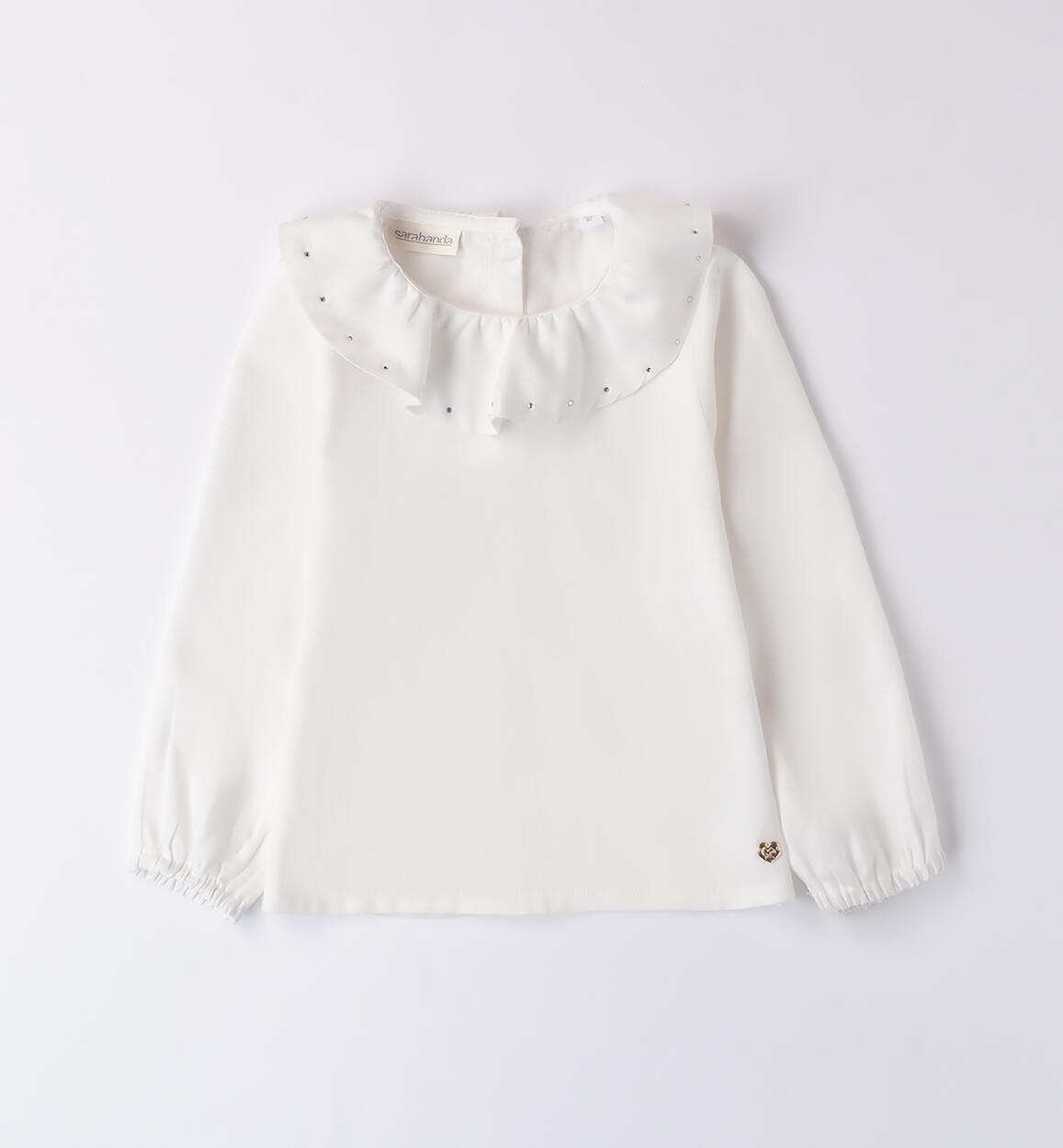 Camicia bambina con colletto PANNA Sarabanda