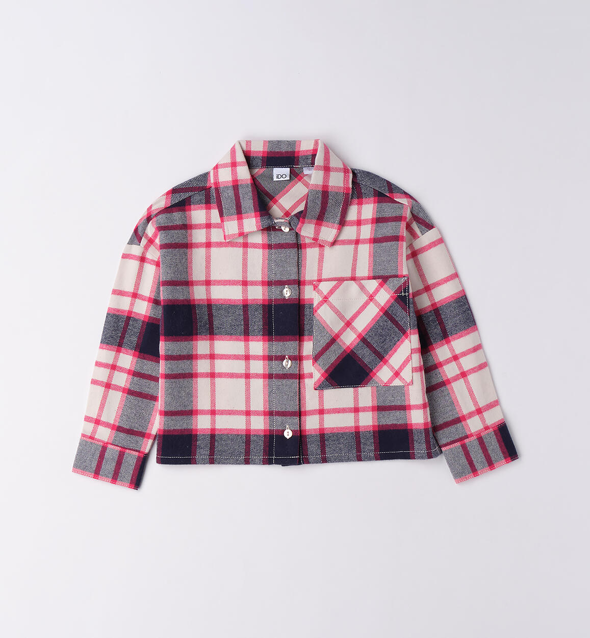 Camicia bambina crop NAVY-3854 - 1384F35000