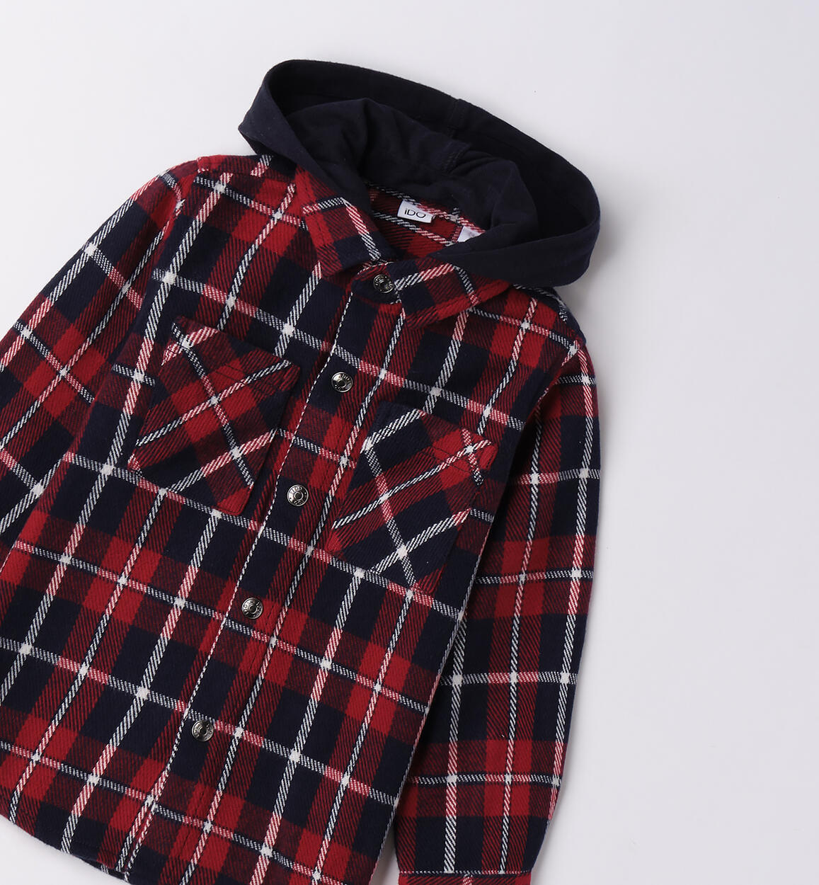 Camicia bambino con cappuccio NAVY-3885 - 1184F26400
