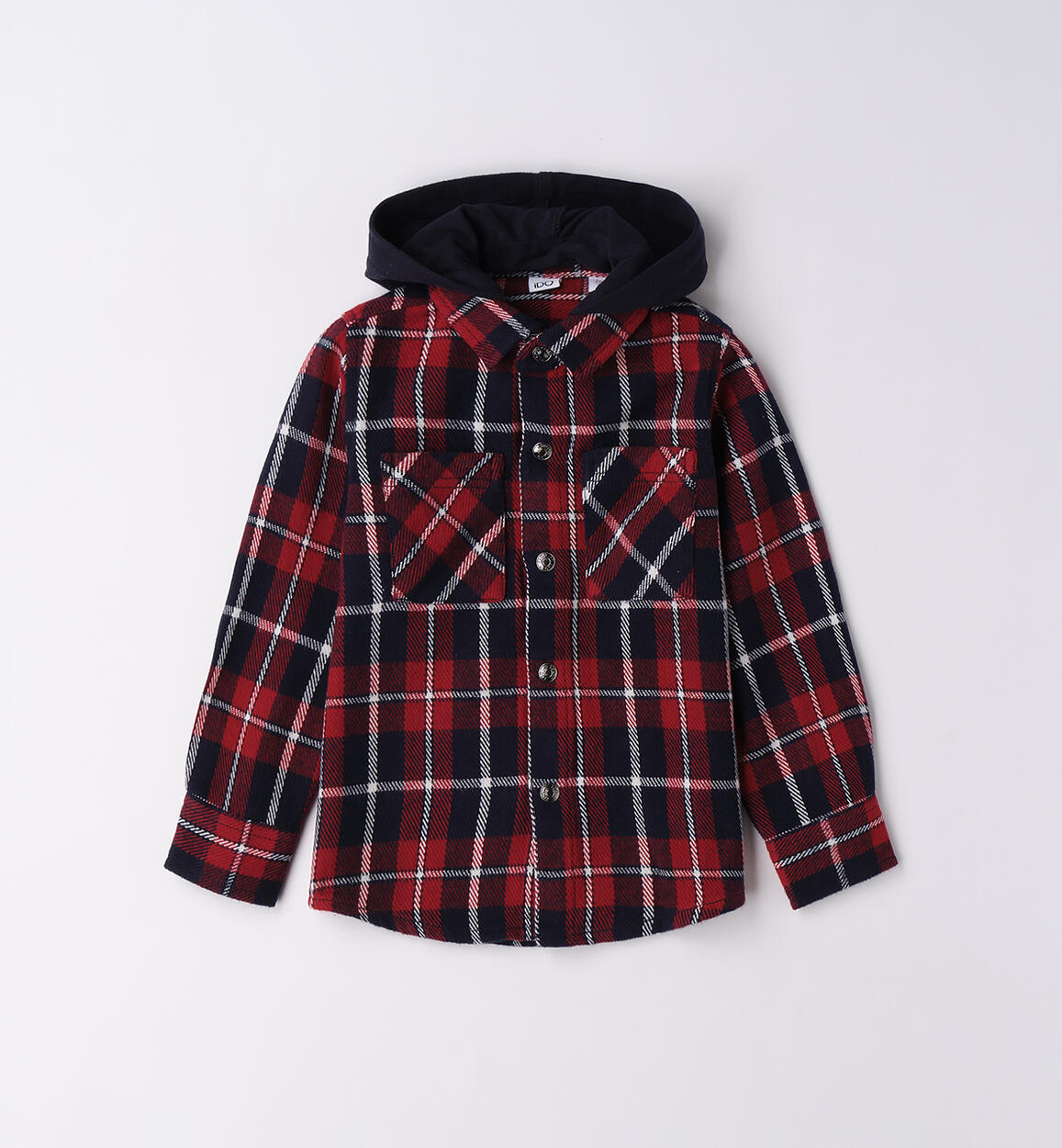 Camicia bambino con cappuccio NAVY-3885 - 1184F26400