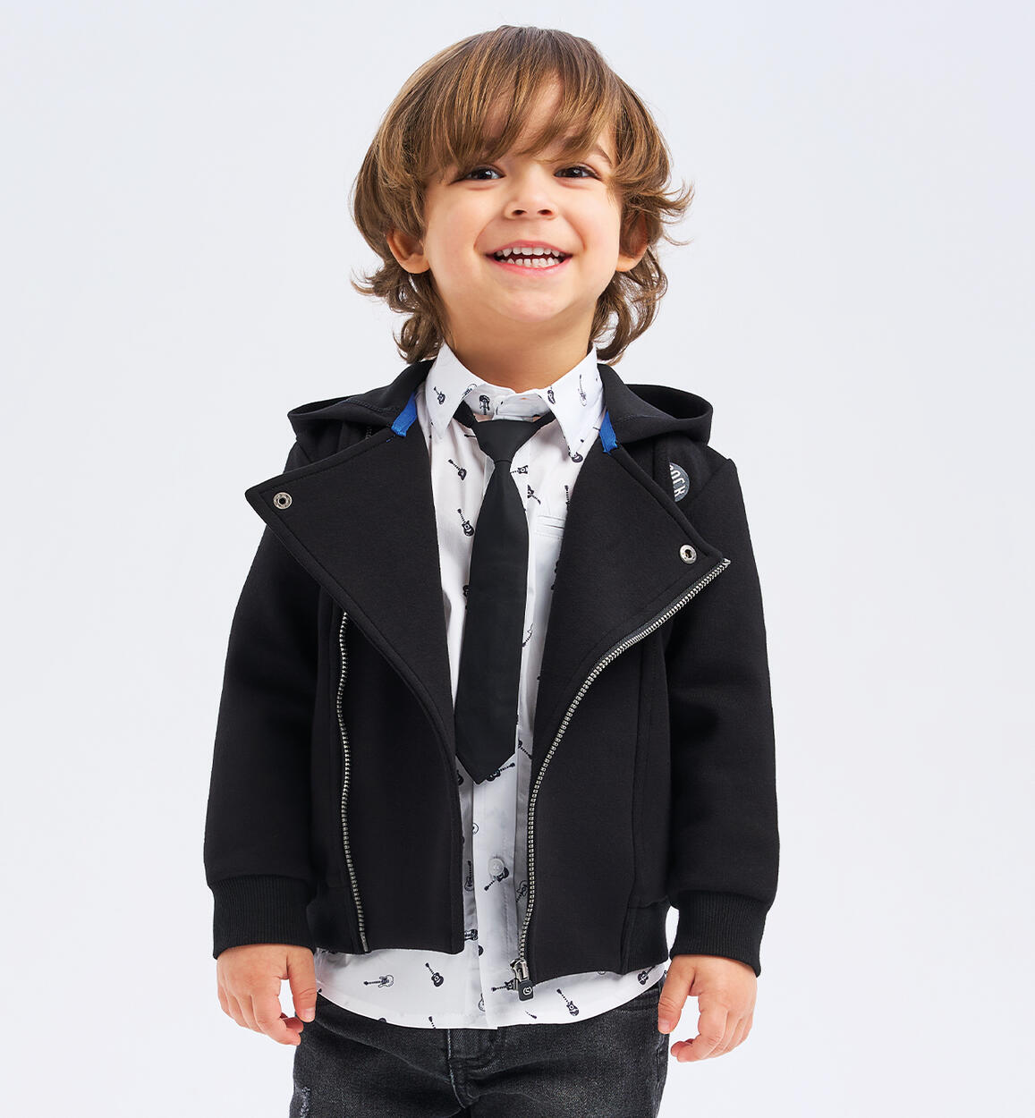 Camicia bambino con cravatta BIANCO Sarabanda