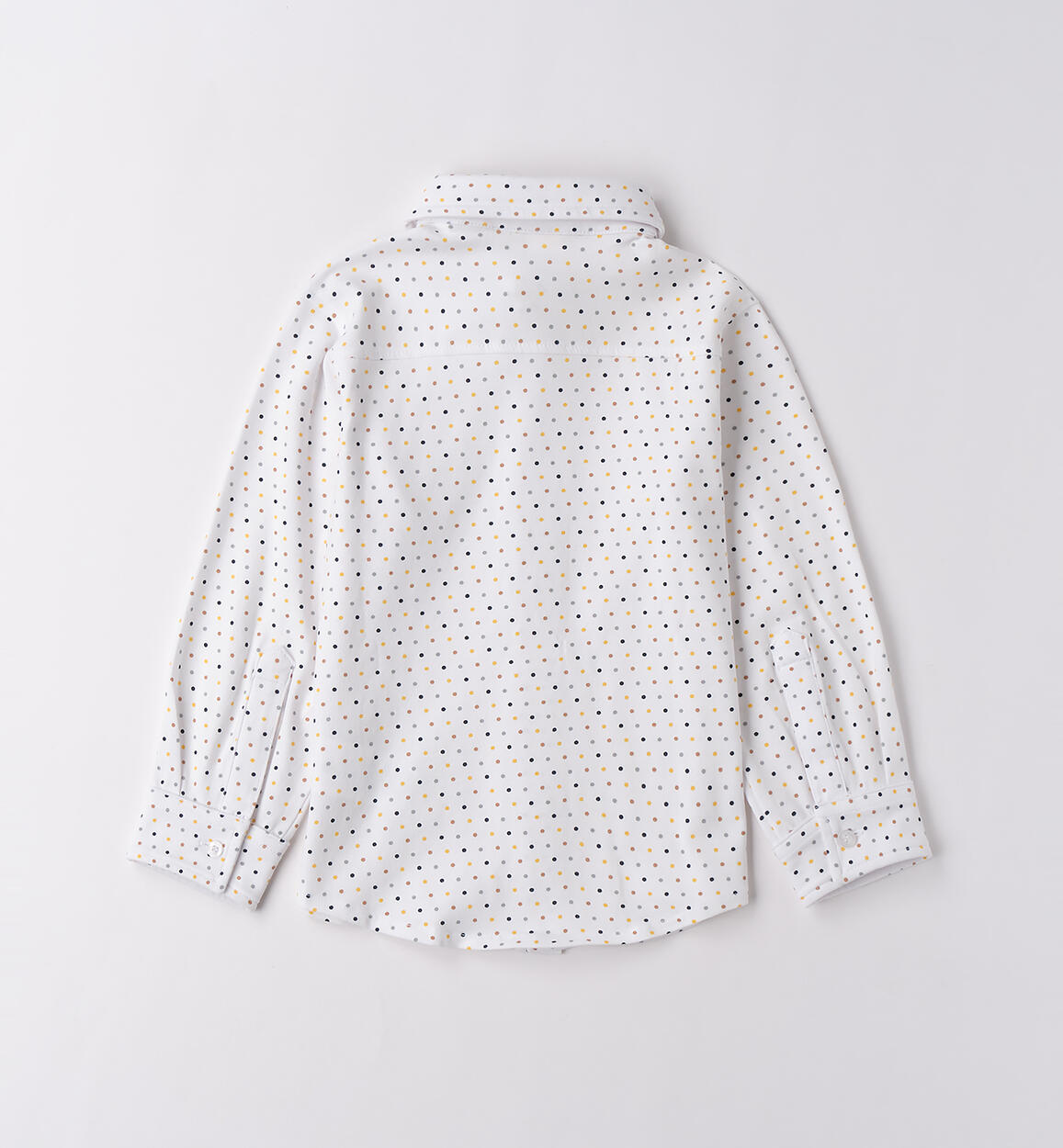Camicia bambino elegante BIANCO-BLU-6BTX - 1184F26600