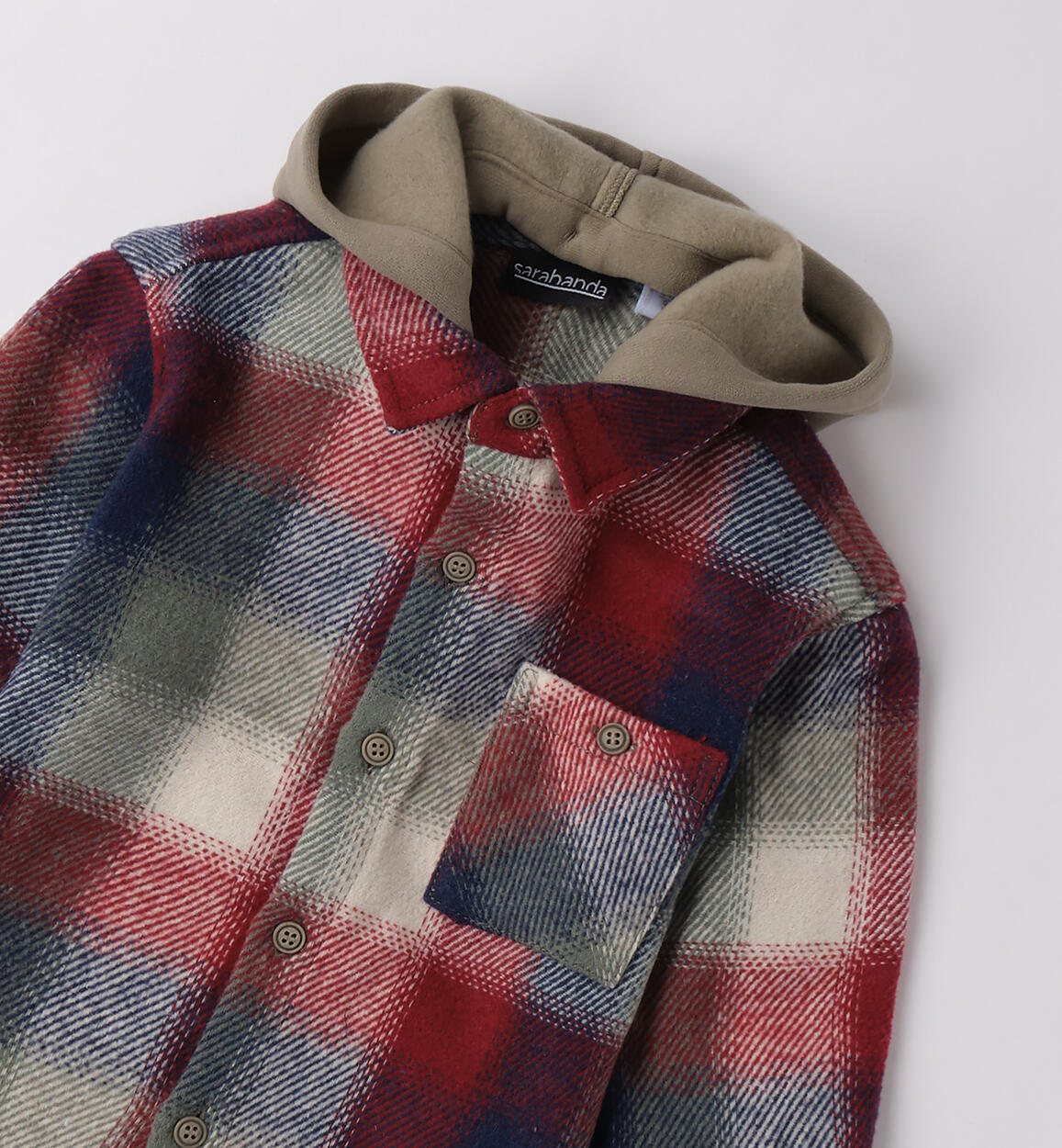 Camicia bambino Sarabanda BORDEAUX-2297 - 1180F12200