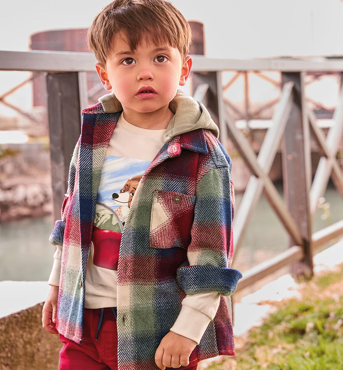 Camicia bambino Sarabanda ROSSO Sarabanda