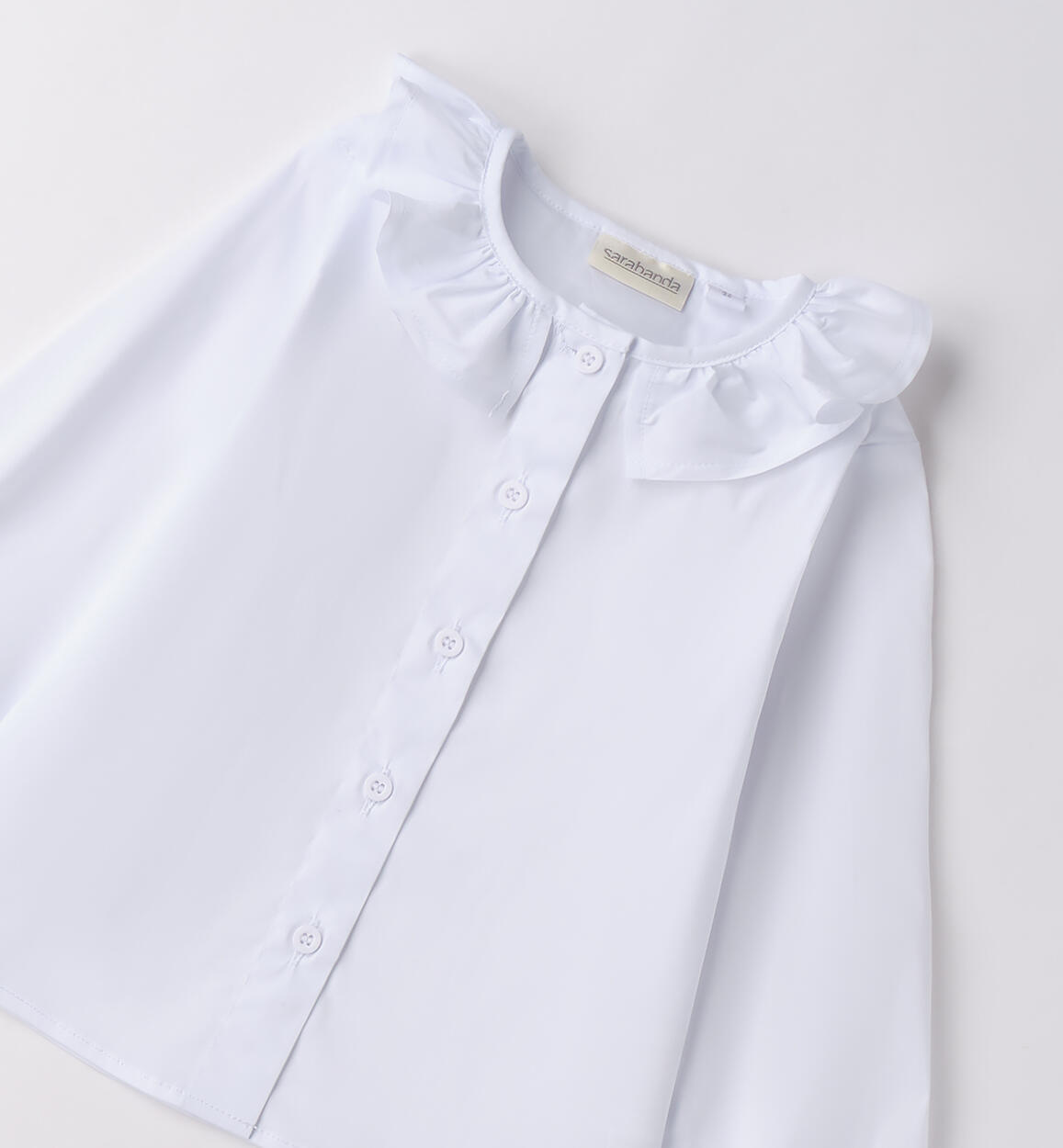 Camicia bianca bambina BIANCO-0113 - 1380F32400