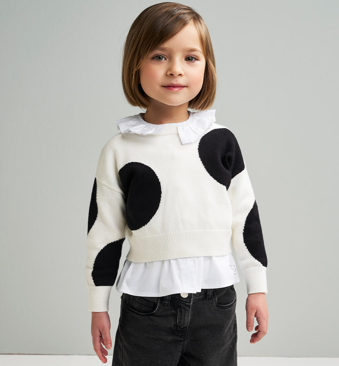 Camicia bianca bambina BIANCO Sarabanda