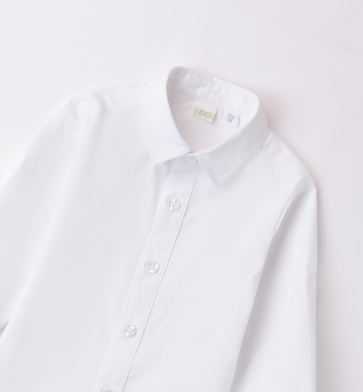 Camicia bianca neonato BIANCO-0113 - 0184B05200