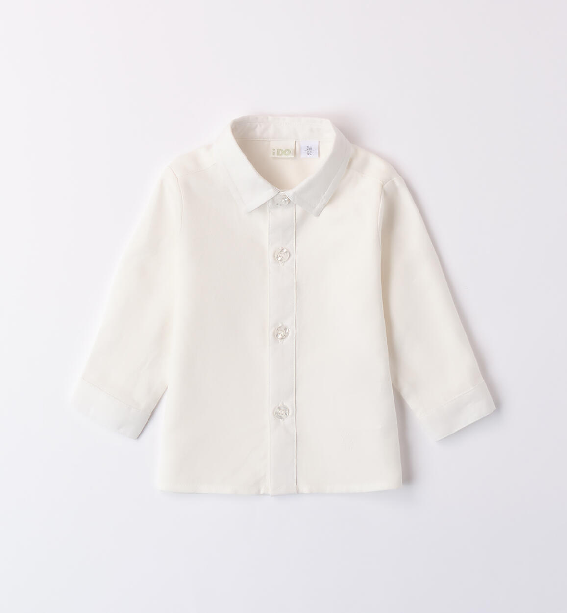 Camicia bianca neonato PANNA iDO