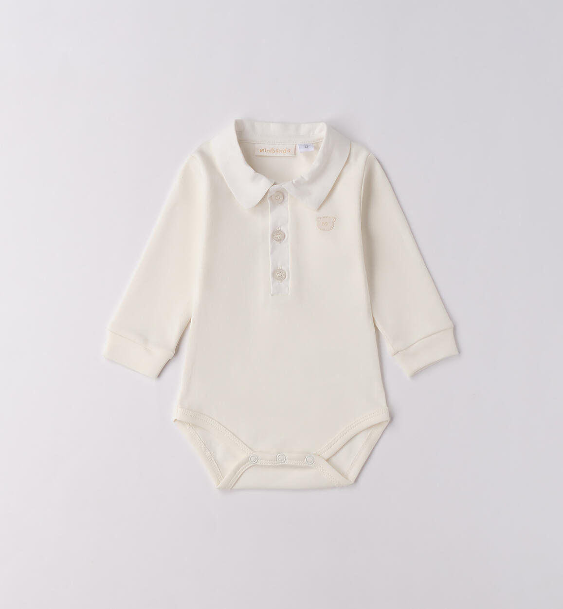 Camicia body neonato PANNA Minibanda