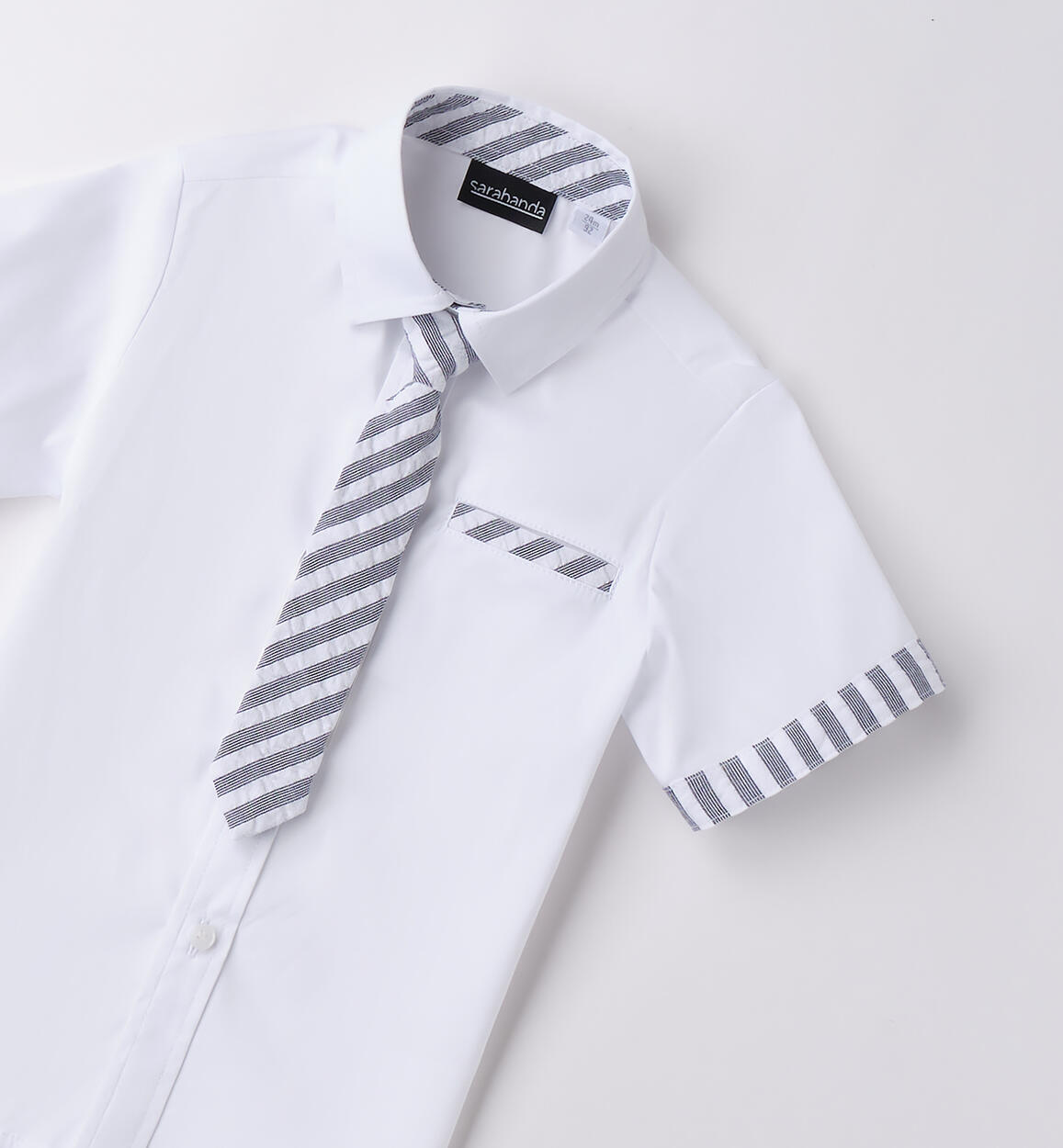 Camicia con cravatta bambino BIANCO-0113 - 1190B13200