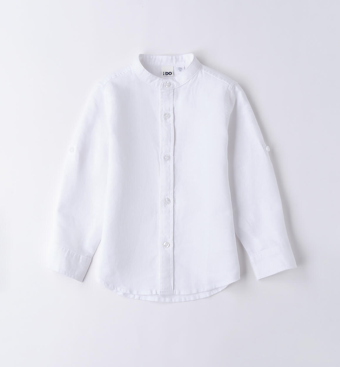 Camicia coreana bambino BIANCO iDO