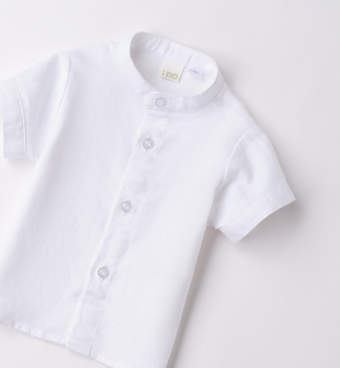 Camicia coreana bimbo BIANCO-0113 - 0194B15900