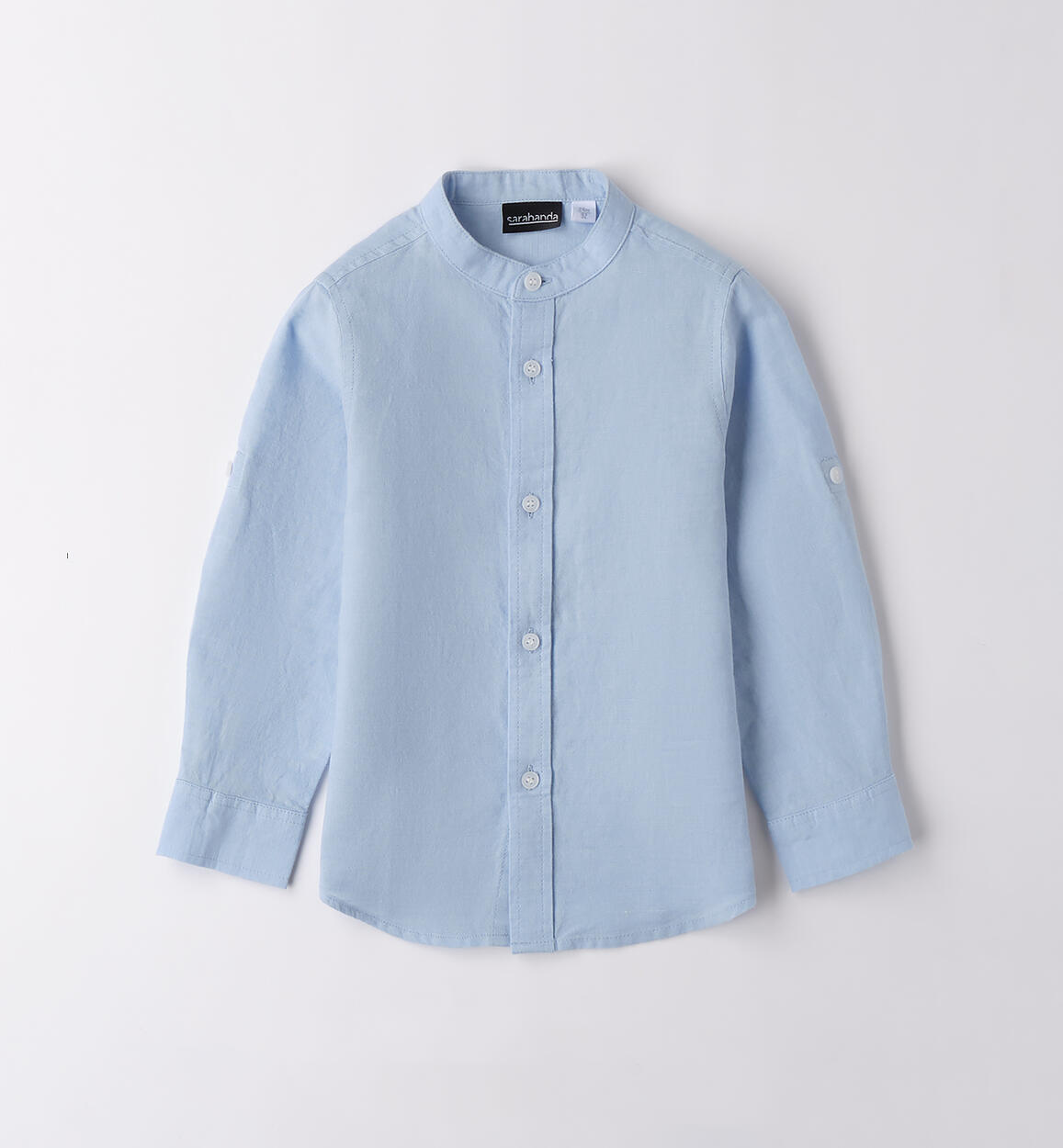 Camicia coreana da bambino AZZURRO Sarabanda