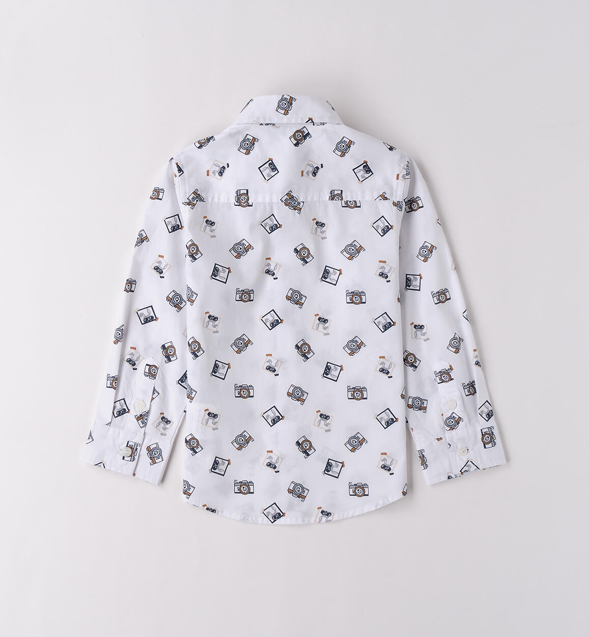Camicia da bambino BIANCO-MULTICOLOR-6BUG - 1180F12100